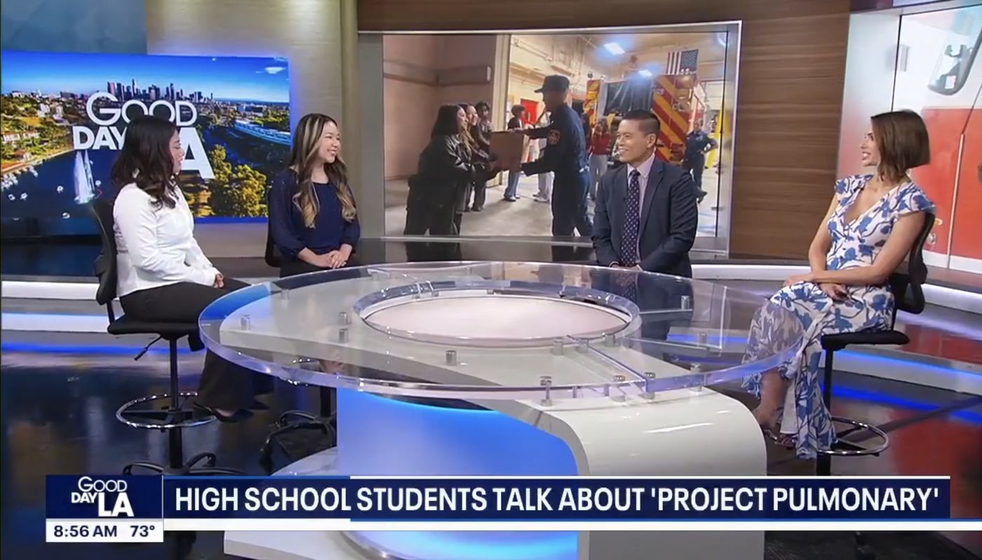 Good Day LA segment: High school students talk about Project Pulmonary