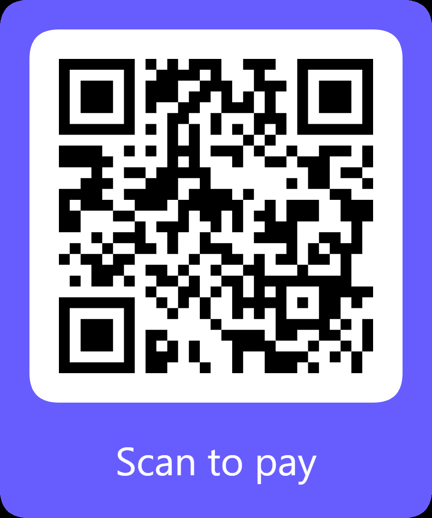 QR code to donate to Project Pulmonary securely via Stripe